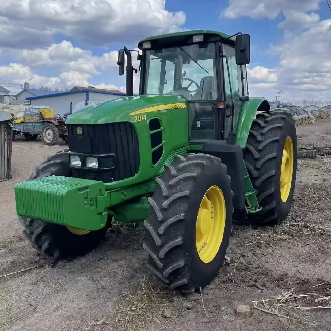 Preço barato johnn deere 4wd fazenda tratores usados forte