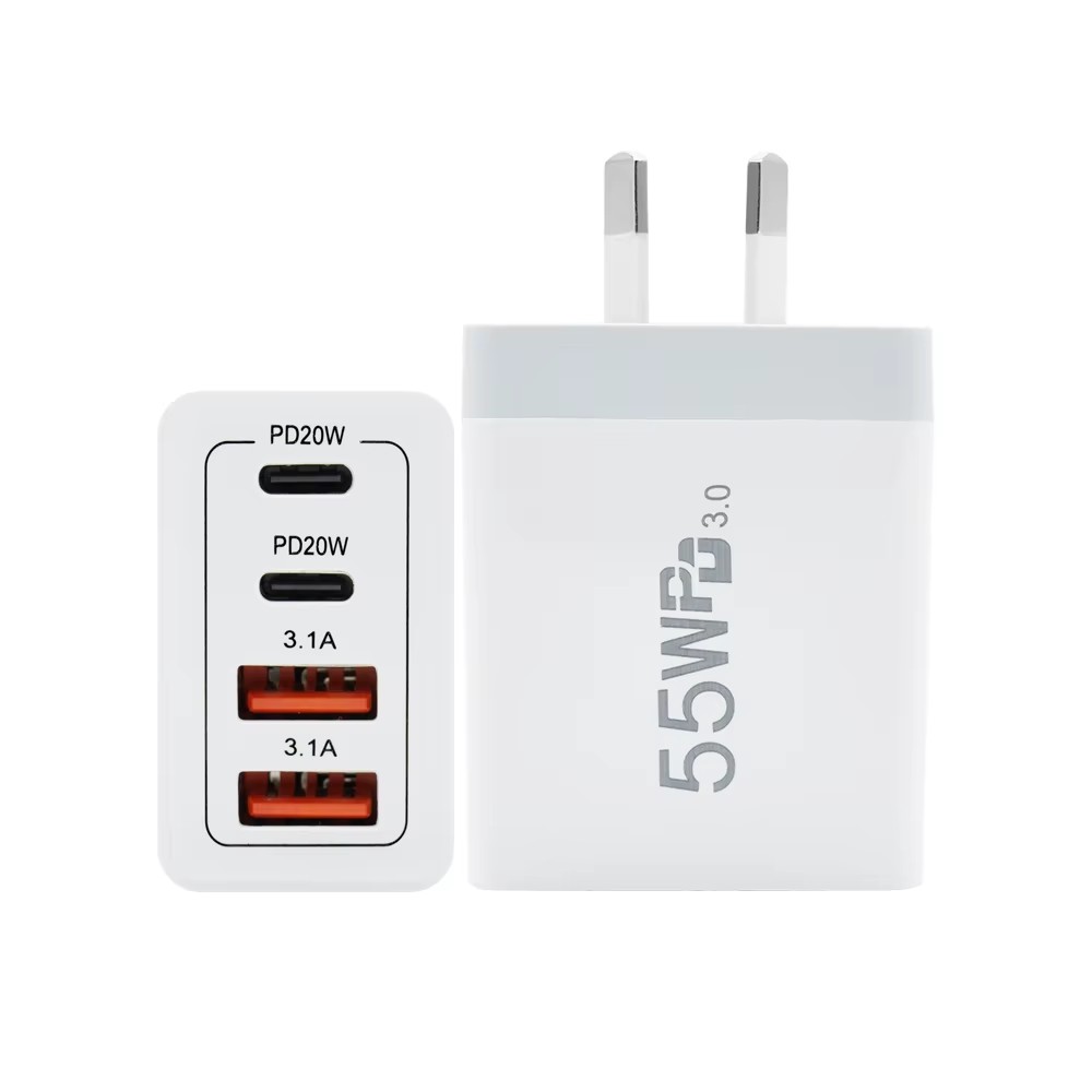 blanc au chargeur