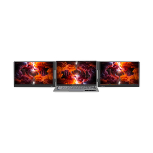 Dual 15.6&quot; <strong>Monitors</strong> for Multi-Tasking - View 4 Apps at Once in 2.5K Clarity - Product Image 1