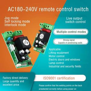 433MHz Wireless Remote Control Switch AC220V 1CH Relay <strong>Module</strong> <strong>Receiver</strong> for <strong>Learning</strong> Code <strong>RF</strong> Transmitter for Led Lights Bulb DIY - Product Image 1