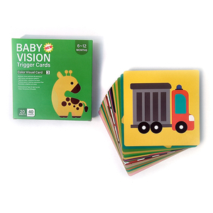 New arrivals Montessori học tập đồ chơi giáo dục đầy đủ màu sắc bé kích thích thị giác THẺ FLASH cho trẻ em Toddler chàng trai cô gái - Product Image 2