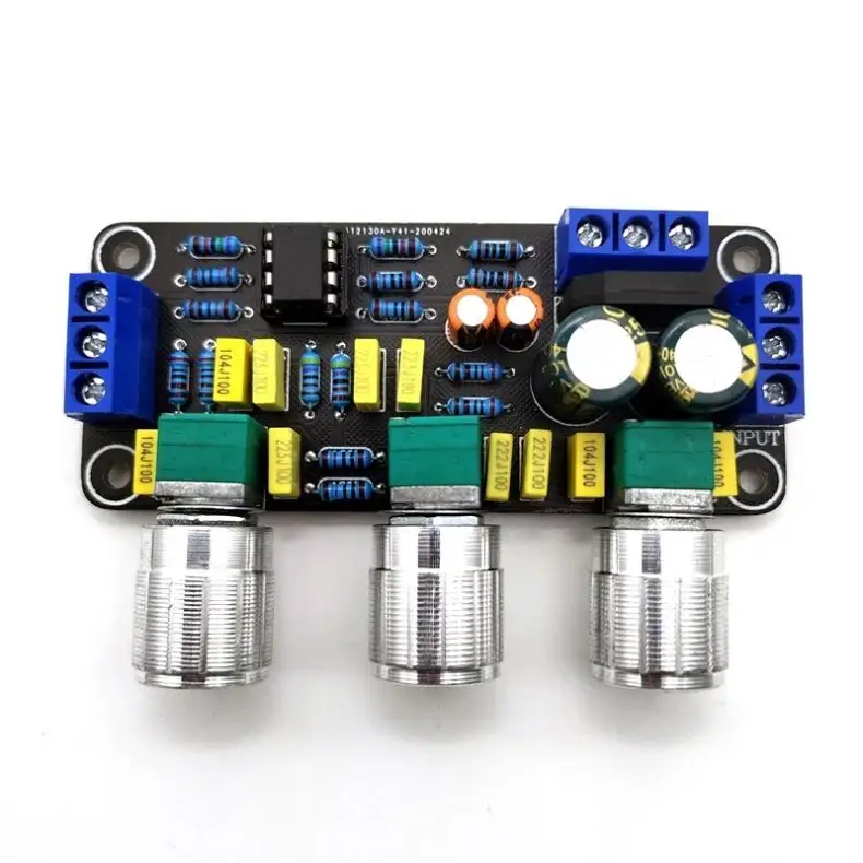 HIFI NE5532 Tone Treble Bass Preamplificador Board Audio Amprifier Ecualizador Preamplificador Control de tono Preamplificador