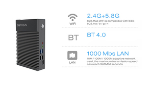 Sharevdi K1 Single Board <strong>Computer</strong> with Fanless <strong>Design</strong> Barebone <strong>System</strong> Mini Pc for Digital Signage