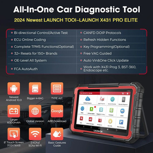 Guter Preis Starten Sie den X431 Pro Elite BI-Richtungs scanner automotriz Online ECU Coding Launch Diagnose gerät - Product Image 2