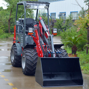 Máy Xúc Bánh Xe Thủy Lực Đa Năng Cho Sân Vườn Mini Máy Xúc Holflader DY35 Với Trọng Lượng Nâng 1650KG - Product Image 4