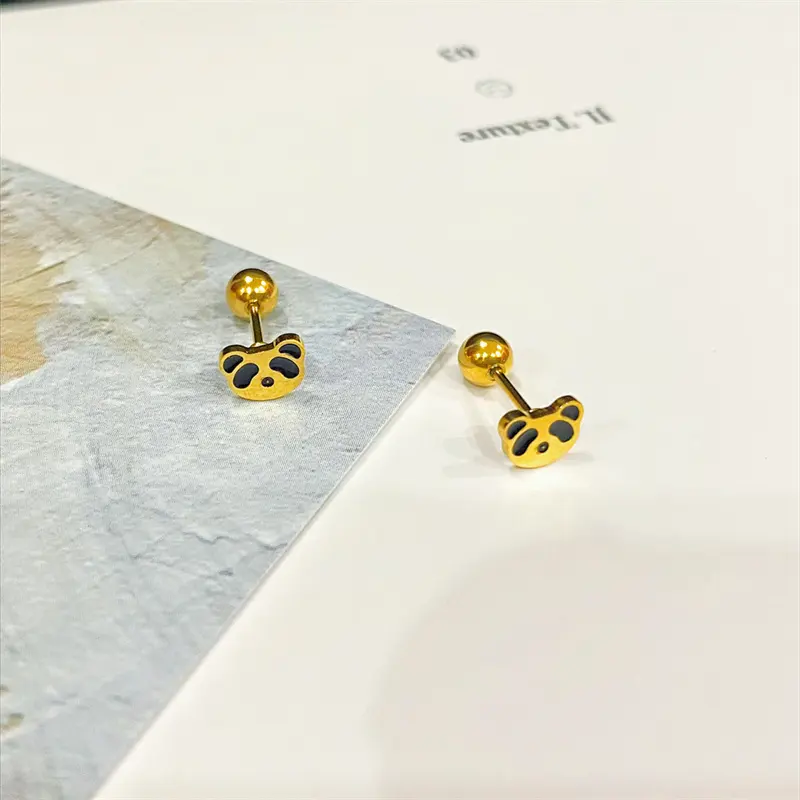 Orecchini donna Charm in acciaio inox Non sbiaditi alla moda corea Fish Bone farfalla orecchini con perla per gioielli da donna