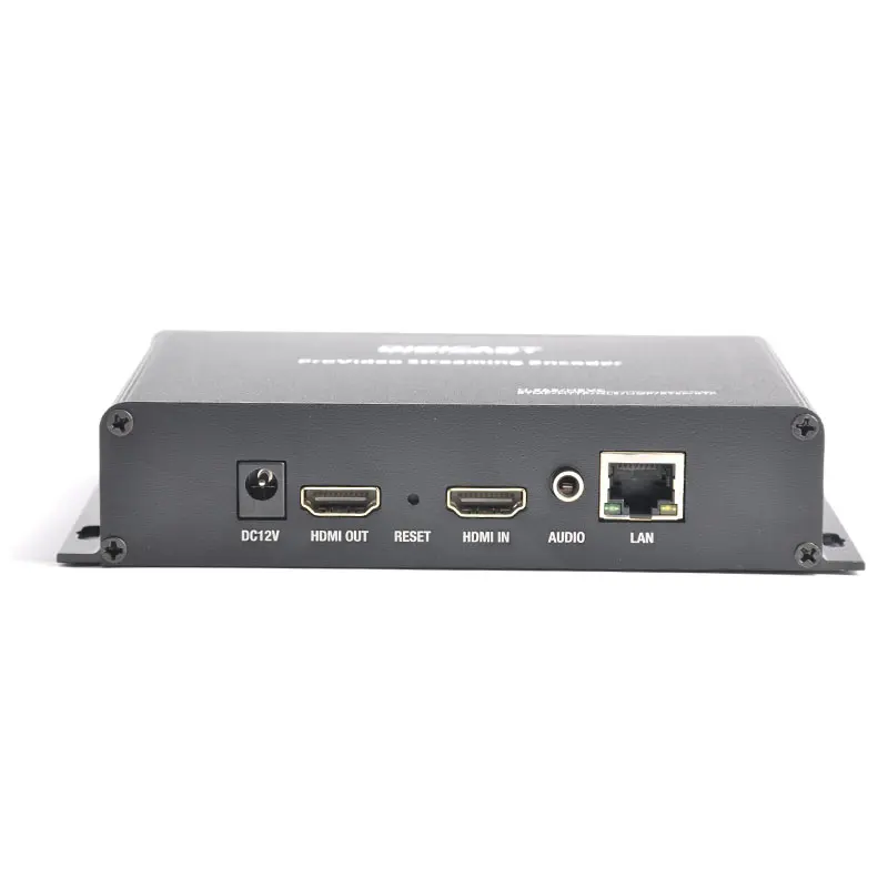 Faible coût SRT RTMP RTSP H.265 H.264 HD MI Ito IP prend en charge la licence NDI Encodeur de streaming vidéo