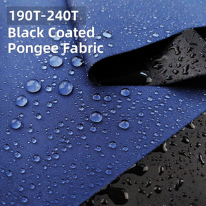 100% Polyester loại Tơ Sống Vải cho mặt trời Ô lều không thấm nước với màn UV bảo vệ & đen PU lớp phủ cho cô gái - Product Image 1