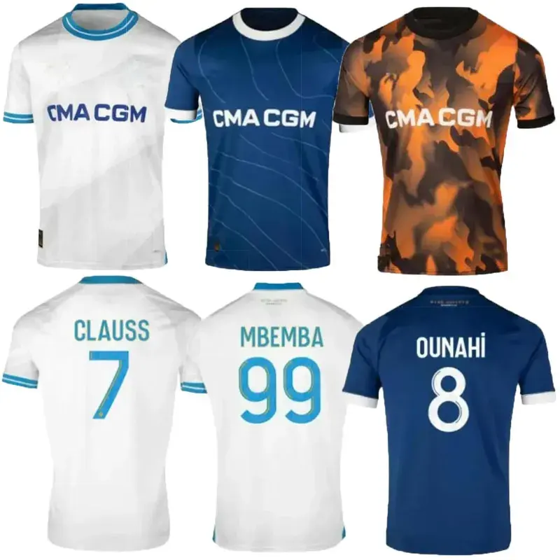 2023 2024 maillot MarseillesS maillots de football CUISANCE GUENDOUZI ALEXIS maillots de football hommes enfants sous les fans de l'OM Olympique joueur