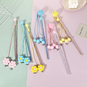 Thiết kế mới cổ điển sang trọng cổ tích dính mèo đồ chơi Đào tạo đôi mắt to gắn chuông tương tác nhàm chán Buster trêu ghẹo cho thú cưng - Product Image 1