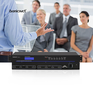 ISonicavct 4*4 высокой четкости мультимедийный интерфейс сети IP Центральная видеоконференцсвязь коммутатор мониторинга матричный контроллер - Product Image 1