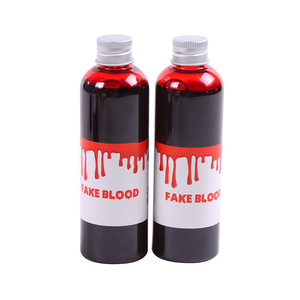 Halloween Faux Plasma Kunstblut Artificielle Sangre Falsa Vieux Sang Sang Frais SFX Personnalisable Bouteille Sang - Product Image 1