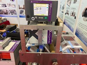 High speed <strong>coding</strong> automatic counting TTO thermal transfer overprinter Markem Imaje smartdate printer X40 - Product Image 4