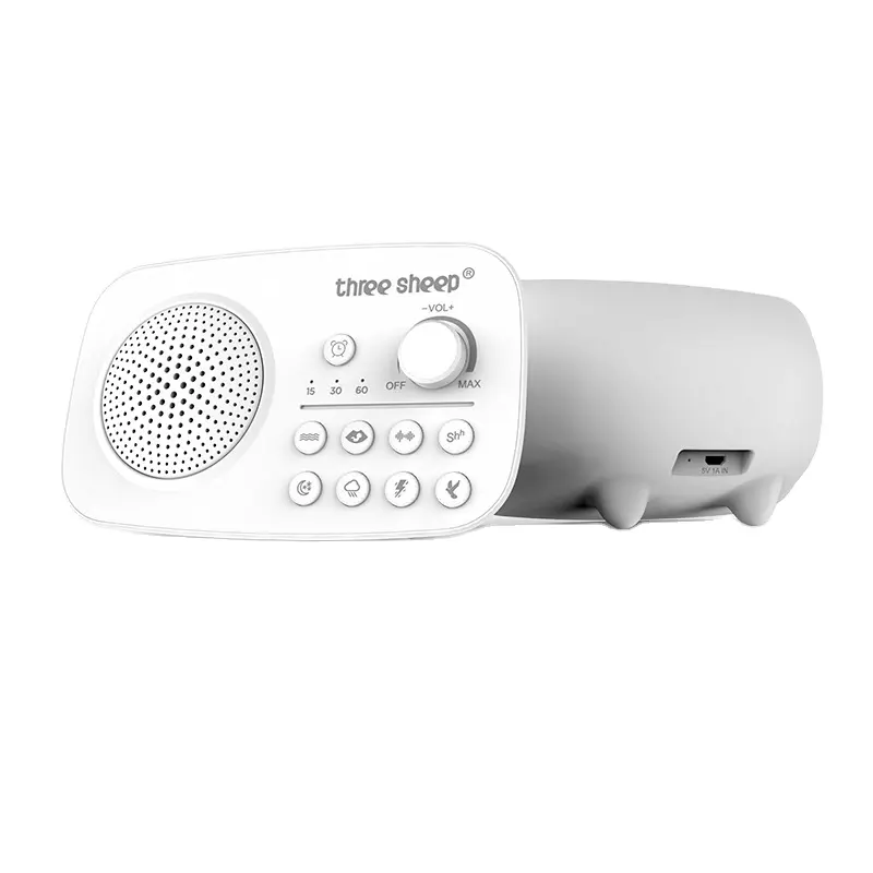 K2 mini xách tay tiếng ồn trắng máy ngủ âm thanh làm dịu bé hỗ trợ giấc ngủ chất lượng cao thời gian 8 bài hát nguồn âm thanh
