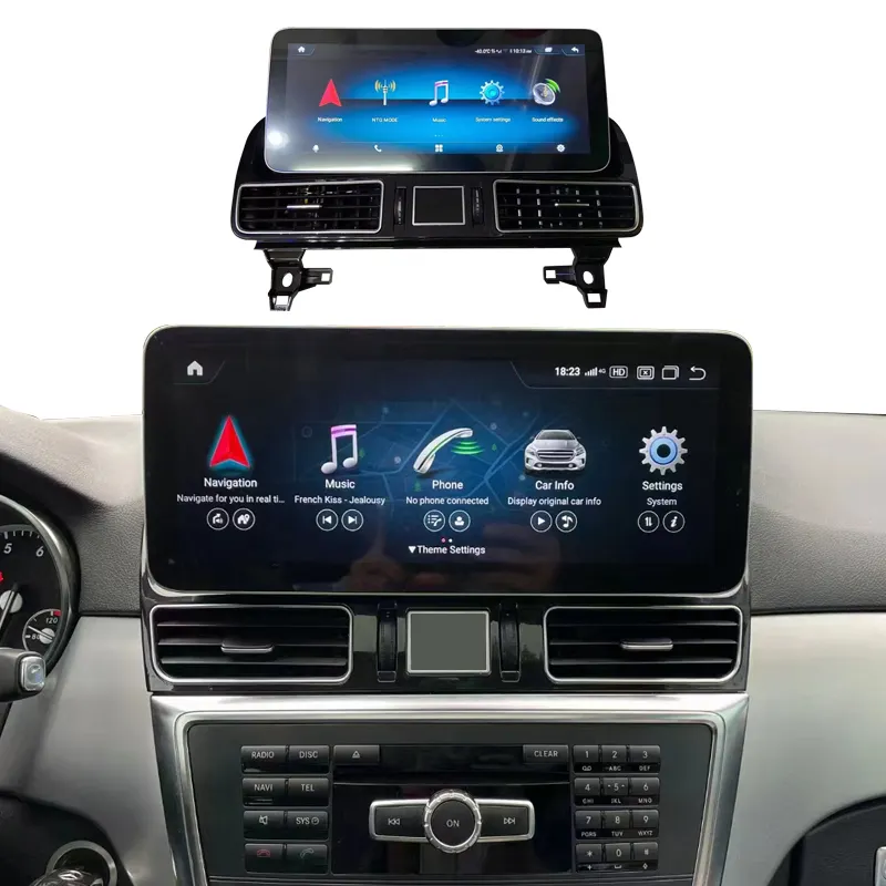 12.3 polegada dvd rádio do carro estéreo android 11 tela sensível ao toque multimídia player carplay navegação GPS Para Mercedes Benz ML GL