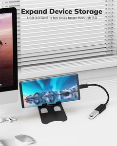 热卖安卓USB OTG数据线母USB 3.0-公C型扩展数据线OTG适配器线 - Product Image 2