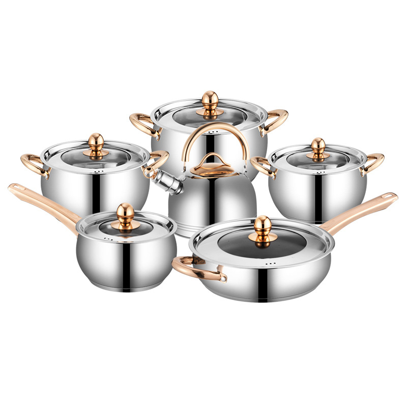 Steel color 6-piece set with water bottle