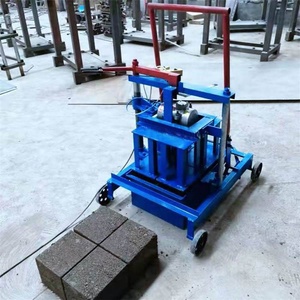 Mini máquina de entrelazado de ladrillos, bloque de pavimentación y piedra curva, Manual, sólido, pequeño, usado, cemento, arena - Product Image 4