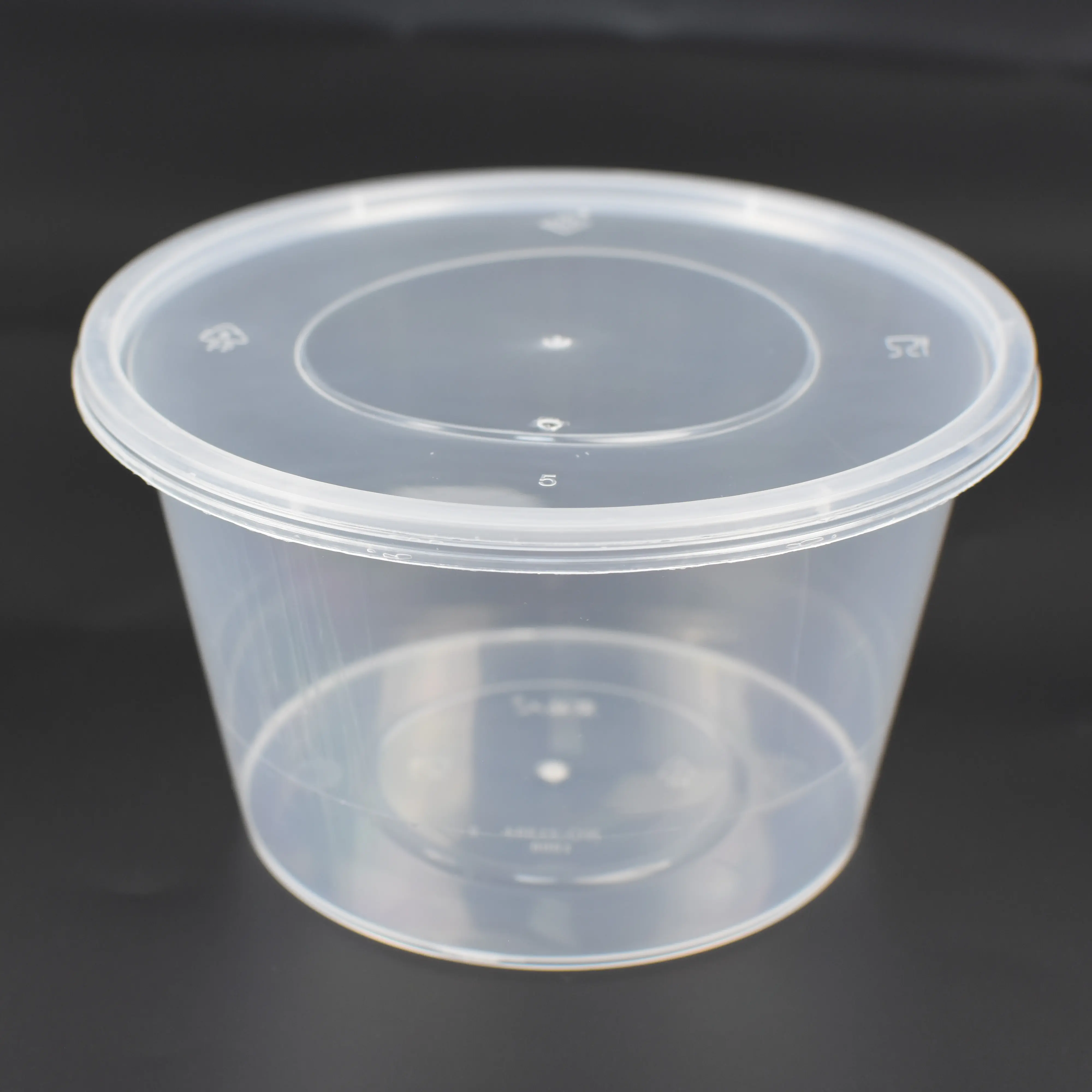Recipiente plástico transparente do polipropileno SM6-2107 1000ml, recipiente recipiente pré-refeição caixa de embalagem para o arroz
