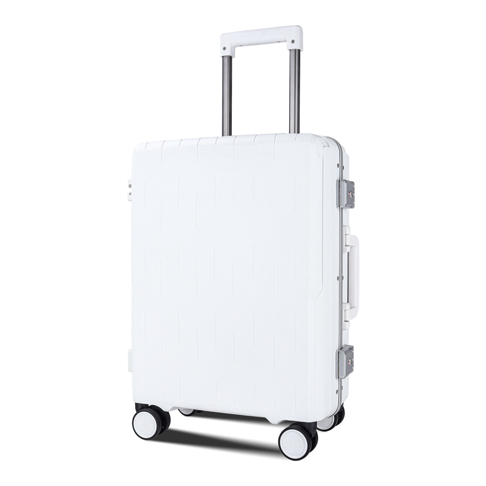 White aluminum frame