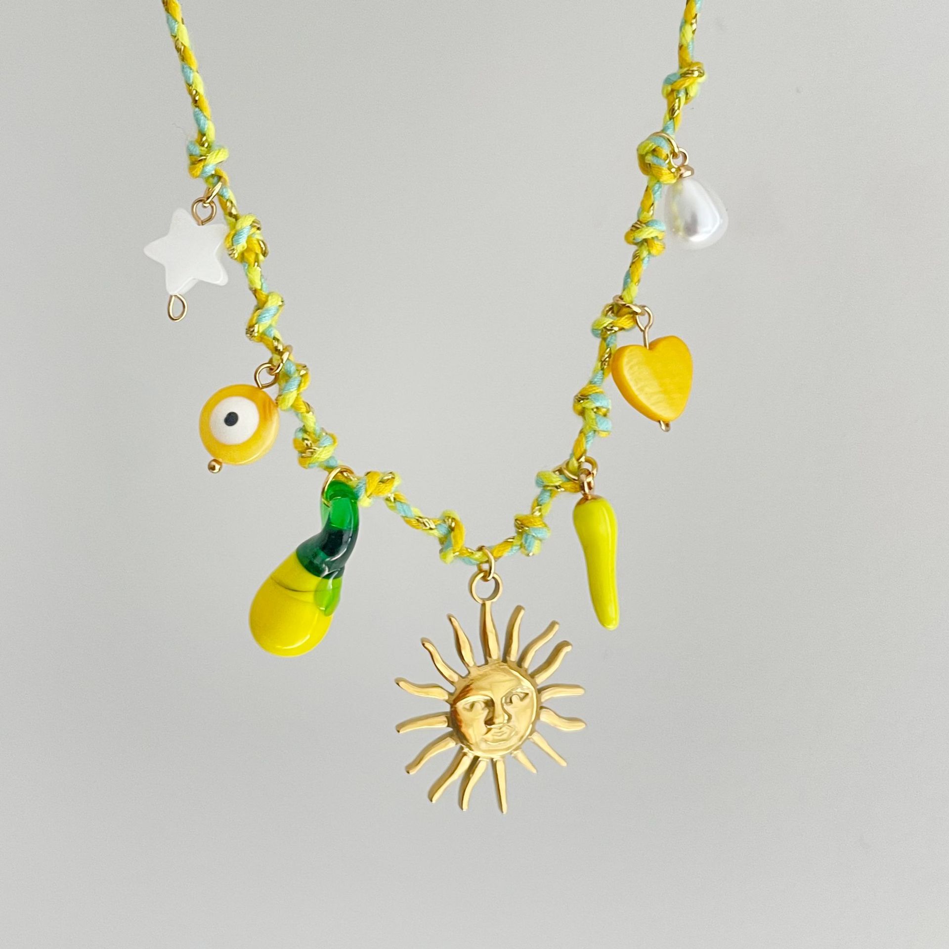 Collana Sole (gialla)