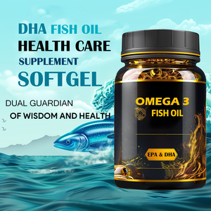 OEM <span class=keywords><strong>DHA</strong></span> minyak ikan suplemen kesehatan kapsul Softgel untuk dewasa dan anak-anak dukungan otak efek antioksidan dan kecantikan - Product Image 2