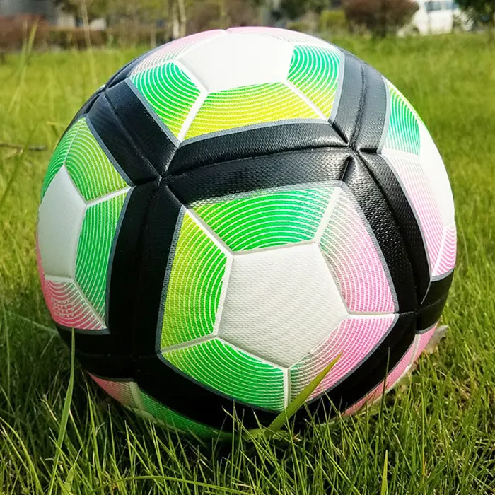 THERMAL BOND SOCCER BALL Team FOOTBALL Sports PU Material star design Game soccer size 5 wholesale leather football