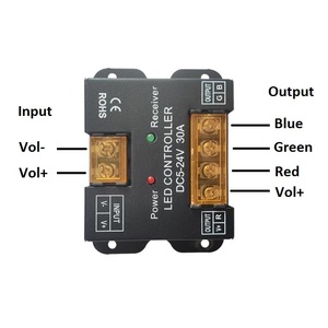 Iron Shell RF RGB Touch Controller 30A LED Wireless Dimmer DC5V 12V 24V Neon Color Strip Light Remote PWM Control - Product Image 2