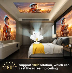 IHOMELIFE HY300 Pro Hifi智能安卓迷你投影仪出厂价格280 Ansi流明4K 720P分辨率安卓11.0操作 - Product Image 5