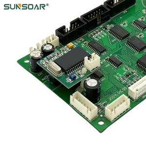 บอร์ดควบคุมแบบรวมตัวเชื่อมต่อหลายชิ้นและชิปชิ้นส่วนประกอบ PCB สำหรับอุปกรณ์สื่อสาร