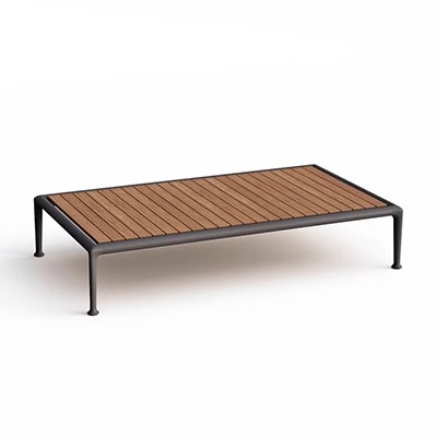 Table basse (panneau composite bois-plastique)