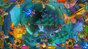 Chuyên nghiệp lợi nhuận tốt 100inch 10 chỗ ngồi đại dương Vua Cá Trò chơi đội trưởng bạn - Product Image 4