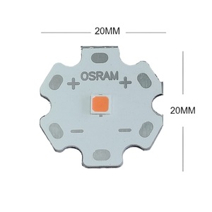 SMD LED GR PSLR31.13 620nm สีแดง630nm duris S5 3030 6V 1W สำหรับภูมิทัศน์แสงผนังเครื่องซักผ้าโฆษณา - Product Image 4