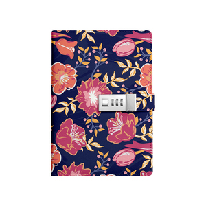 Custom Printing Personalized Diary Daily Refillable Binder <strong>Notebook</strong> <strong>Lock</strong> Password Leather Journals Planner Workbook <strong>Notepad</strong> - Product Image 1