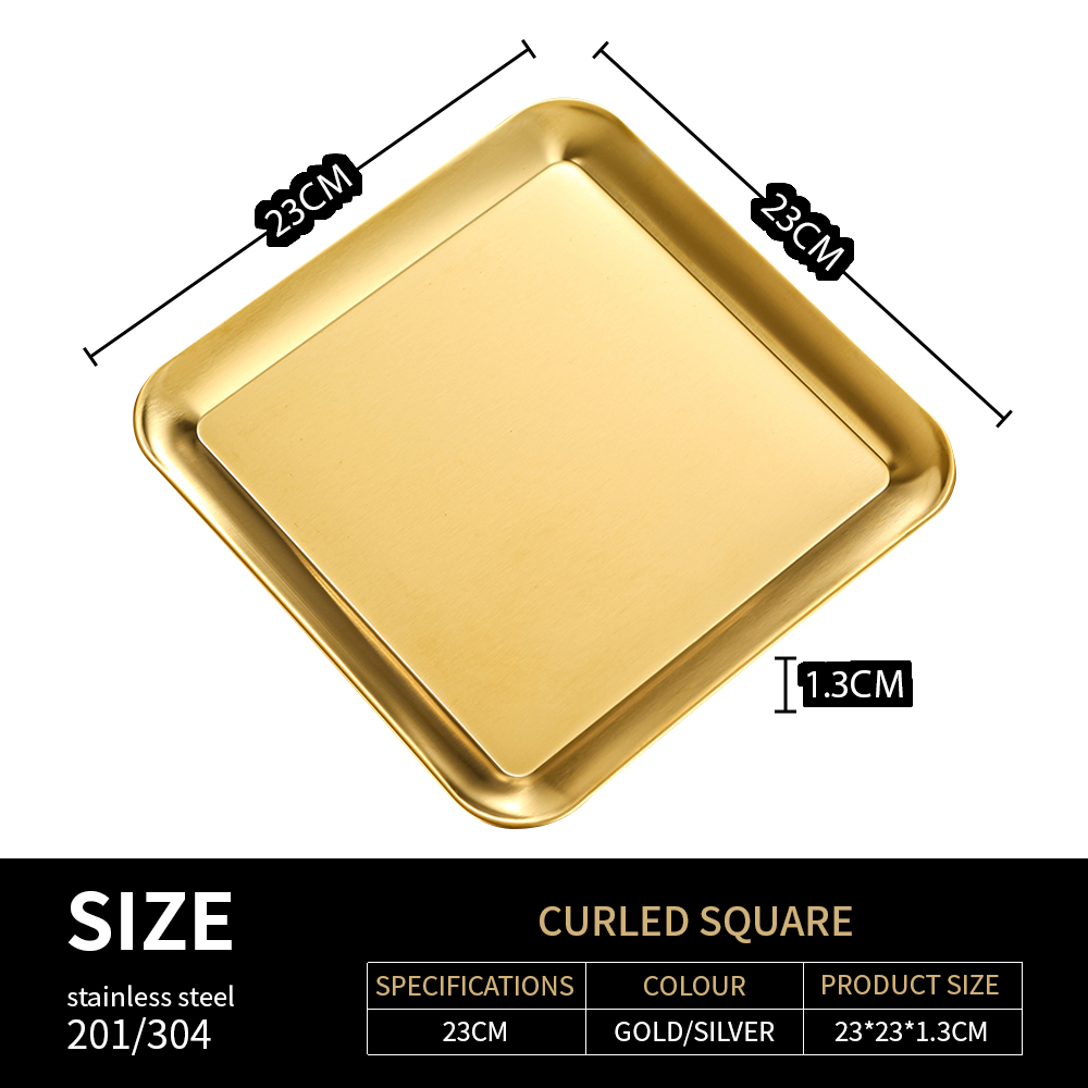 201 Or recourbée-Côté Rectangle 23 CM