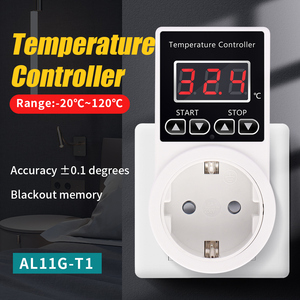 High Precision <strong>Temperature</strong> Controller EU Plug Digital LCD <strong>Display</strong> <strong>Timer</strong> Thermostat Switch With Prob - Product Image 2