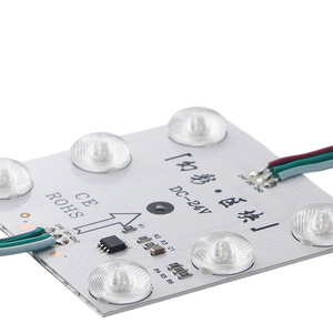 70mm X 70mm 2 dc24v WS2811/WS2818 IC RGB modulo Pixel a colori; IP20; 5W/6leds/Pixel 110 Lm/LED; 20 Pixel/stringa - Product Image 2