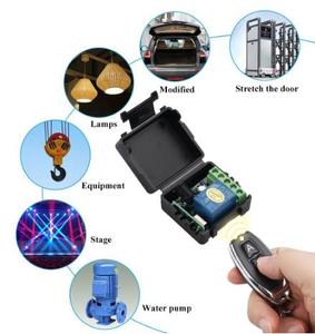 Trasmettitore RF 433 Mhz Telecomandi con Interruttore di Telecomando Senza Fili DC 12V 1CH relè Modulo Ricevitore