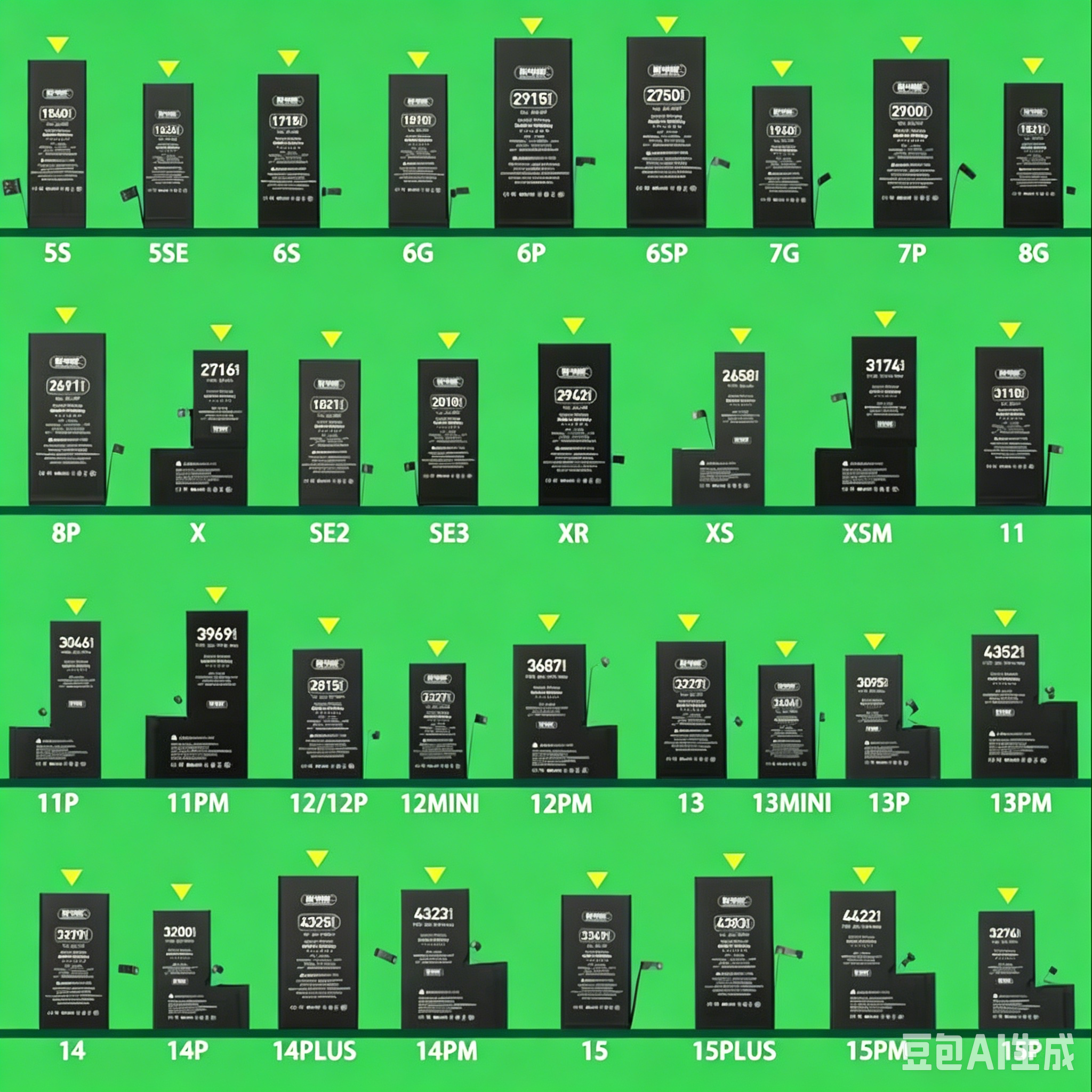 Para iPhone 12 MINI Batería 2227MAH