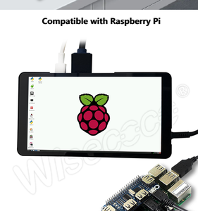 Schermo Lcd capacitivo Wisecoco 7 pollici FHD Multi-point Touch Raspberry Pi Monitor di gioco - Product Image 2