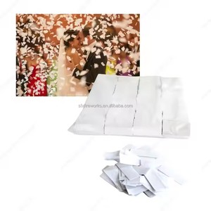 SFX özelleştirilmiş 2*5 CM aleve dayanıklı renkli dikdörtgen konfeti kağıt düğün için - Product Image 6
