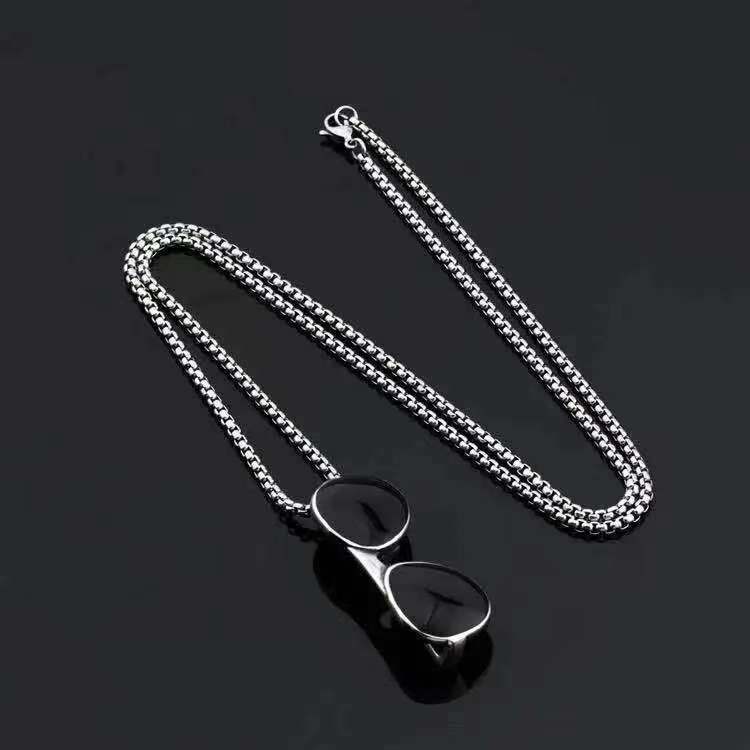 Xl0112 sunglasses with steel chain 70cm