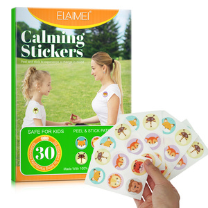 ELAIMEI çocuklar için güvenli kontrol duygular uzun ömürlü sakin şeritler sticker, sakin duyusal sakinleştirici çıkartmalar, çocuklar için sakin aşağı yamalar - Product Image 2