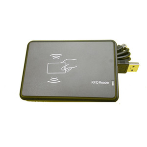 เครื่องอ่านบัตร RFID LF/HF เครื่องอ่านชิปเครื่องอ่านเดสก์ท็อป USB สำหรับระบบควบคุม - Product Image 1
