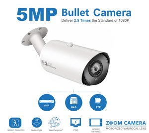 8MP IP安全摄像机支持音频HIK协议自动对焦4X电动镜头