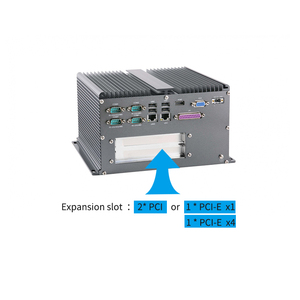 Caja sin ventilador integrada PC I5 ordenador industrial 2LAN 6COM 6USB con ranura de expansión PCIE X4 y PCIE X1 - Product Image 5