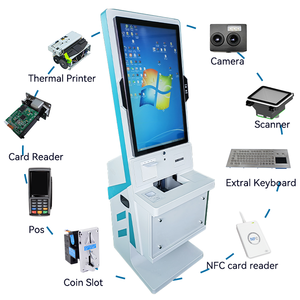 Quiosco de impresión y escaneo de documentos A4 con pantalla táctil de autoservicio con teclado de metal para organizaciones gubernamentales hospitalarias - Product Image 3