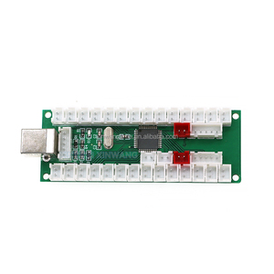2 jugadores USB juego de mesa Joystick controlador para Ps3 Pc Raspberry Pi Android Chip Zero Delay codificador Sanwa Arcade Machine DIY