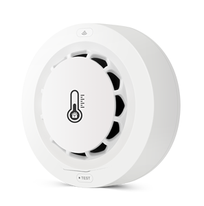 Nuevo lanzamiento Tuya Smart Life APP Control WIFI Sensor de humedad de temperatura de humo alimentado por batería AAA - Product Image 1