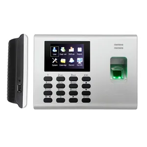 ZK K40 biometrico del sistema di presenza del tempo della carta dell'impronta digitale dell'orologio dell'ufficio dipendente controllo di accesso TCP/IP con batteria incorporata